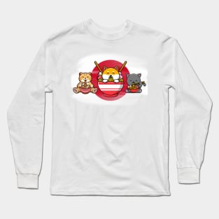 Foodie Cats Long Sleeve T-Shirt